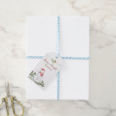 Merry Snowman Christmas Geschenkanhänger (Mit Garn)