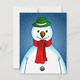 Merry Snowman Feiertagskarte