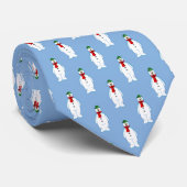 Merry Snowman Krawatte (Gerollt)