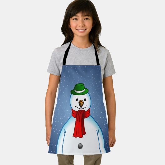 Merry Snowman Schürze (Insitu)