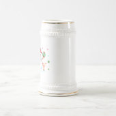 Merry Snowman und Bright Baby Rentiers Bierglas (Mittel)