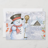 Merry Snowman | Weihnachten im Foto (Rückseite)