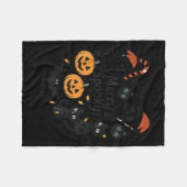 Merry Soky Halloween Christmas Cute Cats Pumpkins Fleecedecke (Vorderseite (Horizontal))