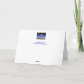 Merry Splashy Christmas Feiertagskarte (Rückseite)