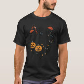 Merry Spooky Halloween Christmas Cute Cats Pumpkin T-Shirt (Vorderseite)