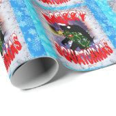 MERRY SQUATCHMAS GESCHENKPAPIER (Rolleneckpunkt)