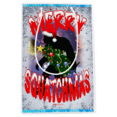 MERRY SQUATCHMAS MITTLERE GESCHENKTÜTE (Vorderseite)