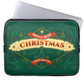 Merry Squishmas Laptopschutzhülle (Vorderseite)