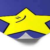Merry Star Print Poster (Ecke)
