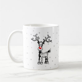 Merry Stressmas mit Rudolph auf einer Tasse
