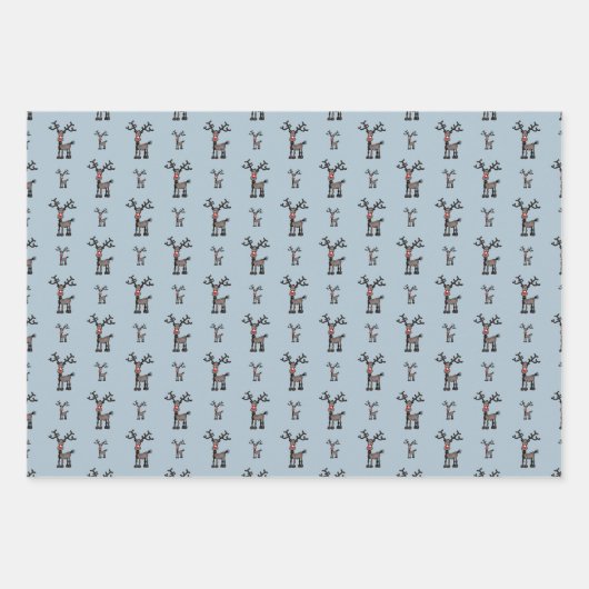 Merry Stressmas mit Rudolph Geschenkpapier Set (Vorderseite 3)