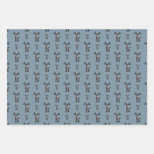 Merry Stressmas mit Rudolph Geschenkpapier Set (Vorderseite 2)