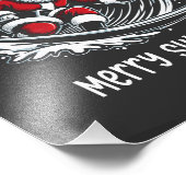 Merry Surfmas Fotodruck (Ecke)