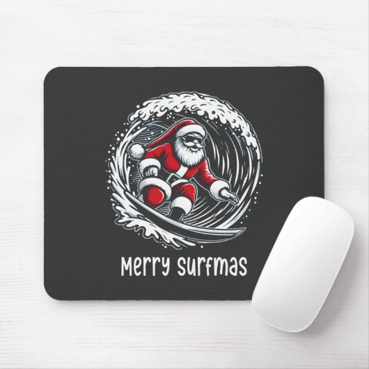 Merry Surfmas Mousepad (Mit Mouse)