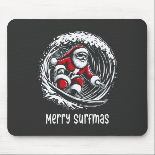 Merry Surfmas Mousepad