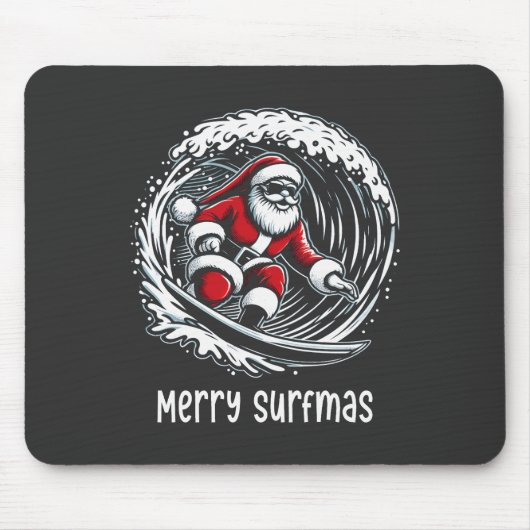 Merry Surfmas Mousepad (Vorne)