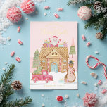 Merry & Sweet Watercolor Gingerbread Candy Village Folien Feiertagskarte<br><div class="desc">Wünschen Sie Ihrer Familie und Ihren Freunden ein frohes & süßes Weihnachtsfest mit unserer lustigen und festlichen Urlaub gingerbrot Gold-Folie Holiday Karte. Unser Design zeichnet sich durch unsere eigene handbemalte Aquarellmalerei aus, die Lebkuchenlandschaft und Landschaft spendet. Jedes Detail ist in dieser kleinen, malerischen Nachbarschaft Szene eingefangen. Ein lustiger Zuhause mit...</div>