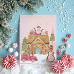 Merry & Sweet Watercolor Gingerbread Candy Village Folien Feiertagskarte<br><div class="desc">Wünschen Sie Ihrer Familie und Ihren Freunden ein frohes & süßes Weihnachtsfest mit unserer lustigen und festlichen Urlaub gingerbrot Gold-Folie Holiday Karte. Unser Design zeichnet sich durch unsere eigene handbemalte Aquarellmalerei aus, die Lebkuchenlandschaft und Landschaft spendet. Jedes Detail ist in dieser kleinen, malerischen Nachbarschaft Szene eingefangen. Ein lustiger Zuhause mit...</div>