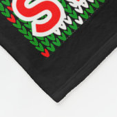 Merry Swishmas Basketball Christmas Santa Claus Sl Fleecedecke (Ecke)