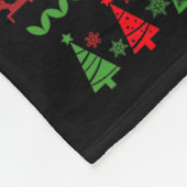 Merry Swishmas Basketball Ugly Christmas Graphic F Fleecedecke (Ecke)