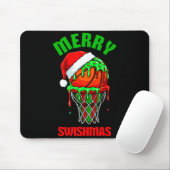 Merry Swishmas Basketball Ugly Christmas Xmas Men Mousepad (Mit Mouse)