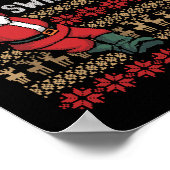 Merry Swishmas Basketball Ugly Weihnachten Weihnac Poster (Ecke)