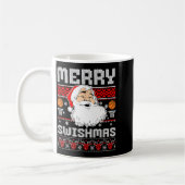 Merry Swishmas Basketball Xmas Ugly Christmas Men  Kaffeetasse (Links)