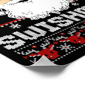 Merry Swishmas Basketball Xmas Ugly Christmas Men Poster (Ecke)
