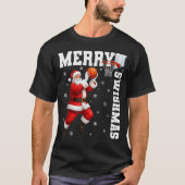 Merry Swishmas Srt Christmas Basketball Xmas Men B T-Shirt (Vorderseite)