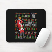Merry Swishmas Ugly Christmas Mousepad (Mit Mouse)
