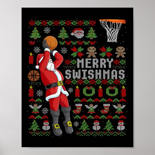Merry Swishmas Ugly Christmas Poster (Vorne)