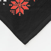 Merry Swishmas Ugly Christmas Sweater Bysketll Paj Fleecedecke (Ecke)