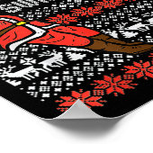 Merry Swishmas Ugly Christmas Sweater Bysketll Paj Poster (Ecke)