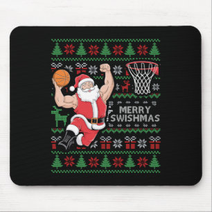 Merry Swishmas Ugly Christmas Weihnachten Weihnach Mousepad