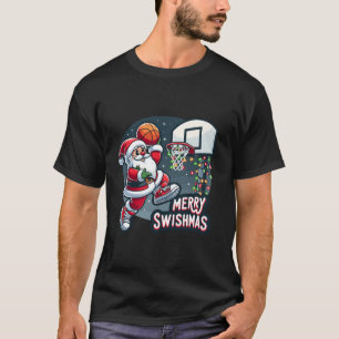 Merry Swishmas Weihnachten Weihnachten Weihnachtsb T-Shirt