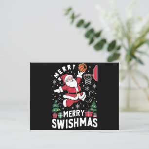 Merry Swishmas Weihnachten Weihnachtsfeier Basketb