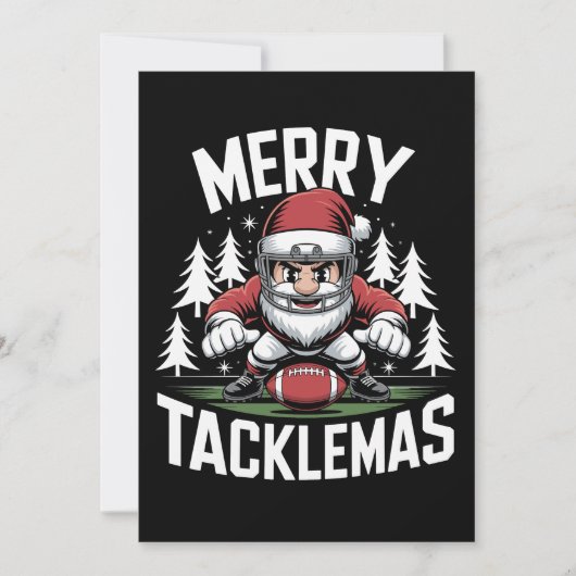 Merry Tacklemas Fußball Weihnachten Weihnachten We (Vorderseite)