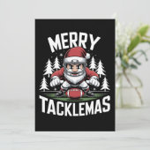 Merry Tacklemas Fußball Weihnachten Weihnachten We (Stehend Vorderseite)