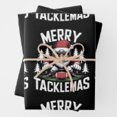 Merry Tacklemas Fußball Weihnachten Weihnachten We Geschenkpapier Set (Beispiel)