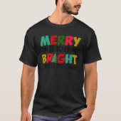 Merry Teacher Bright Schüler Weihnachts-Winterurla T-Shirt (Vorderseite)