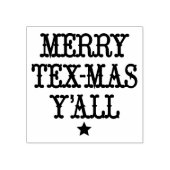 Merry Tex-Mas Y'all Gummistempel (Prägung)