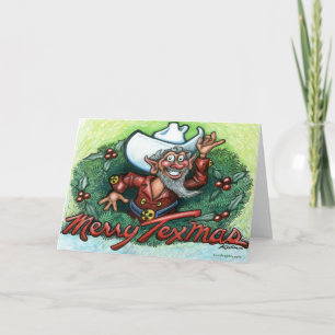 Merry Texmas Feiertagskarte