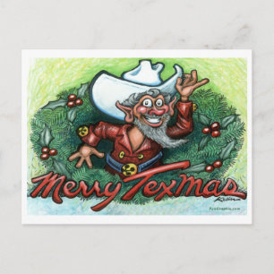 Merry Texmas Feiertagspostkarte