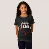 Merry Texmas Southern Texas Weihnachts Staat Buffa T-Shirt (Vorne ganz)
