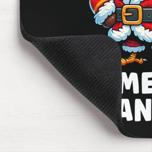 Merry Thanksmas Erntedank Türkei Xmas Funny Mousepad (Ecke)