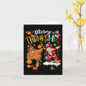 Merry Thanksmas Erntedank Weihnachten Karte (Gelbe Blume)