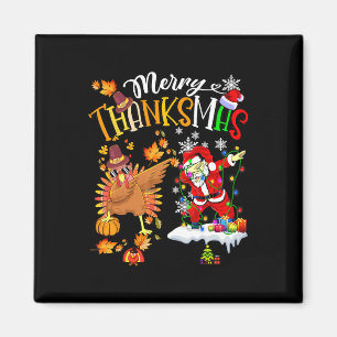 Merry Thanksmas Erntedank Weihnachten Magnet