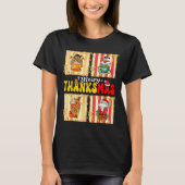 Merry Thanksmas Pumpkin Sce Latte Coffee Thanksgiv T-Shirt (Vorderseite)