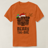 Merry TikiMas Christmas , Santa Hat Tiki Tee (Design vorne)