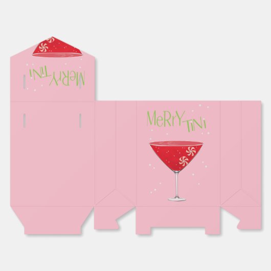 Merry tini Merry Martini Holiday Cocktail Party Geschenkschachtel (Ungefaltet)